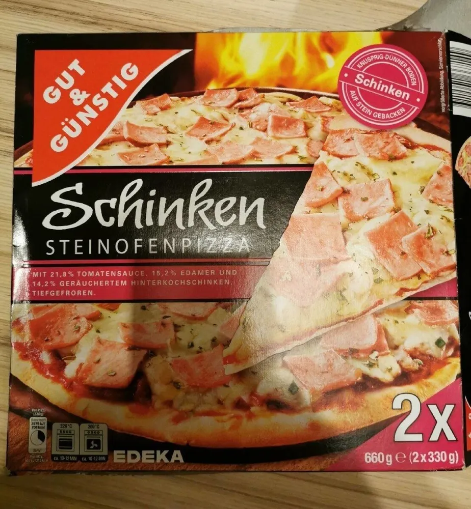 Schinken Steinofenpizza