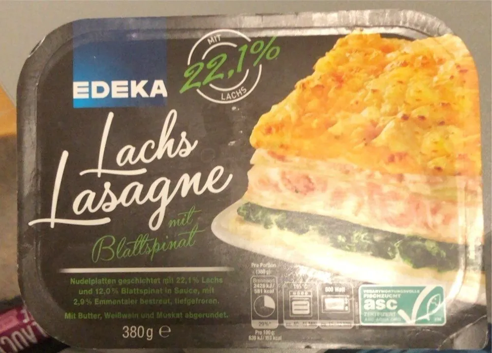Lachs Lasagne