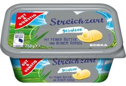 Gut & Günstig - Butter Streichzart - Gesalzen