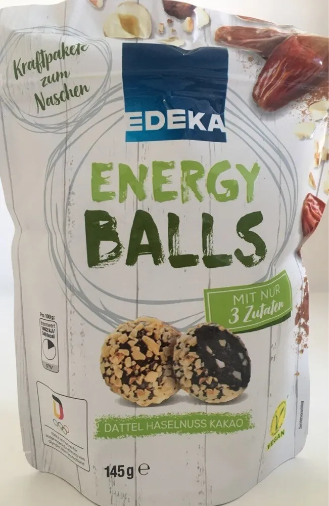 Energy balls Dattel Haselnuss Kakao