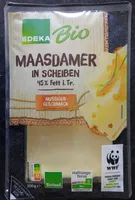Maasdamer in Scheiben