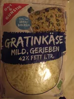 Gratinkäse mild gerieben 200g