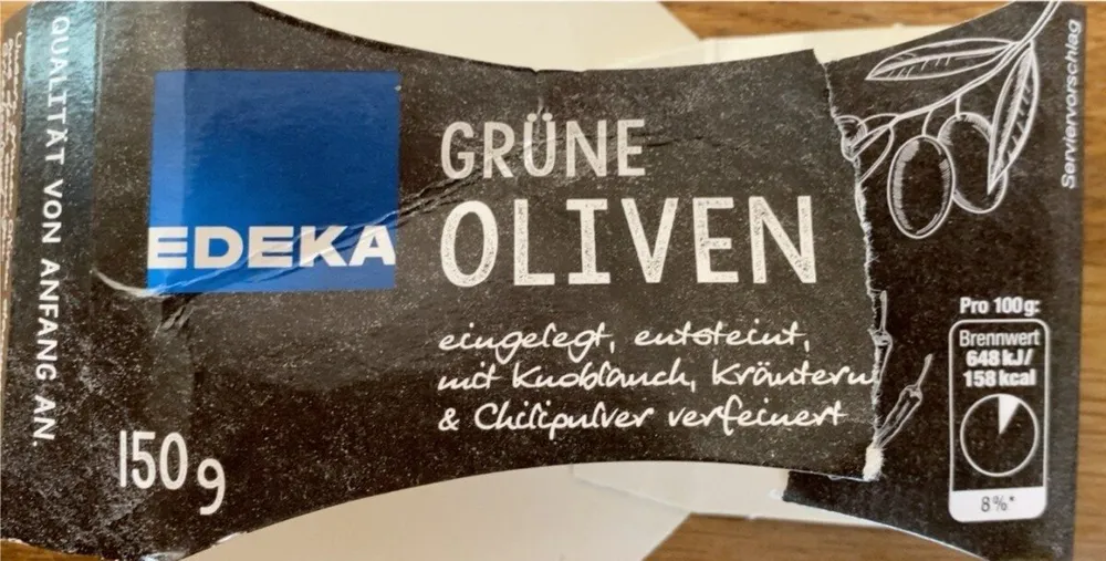 Grüne Oliven