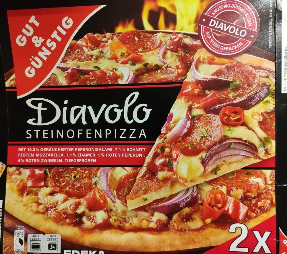 Diavolo Steinofen Pizza
