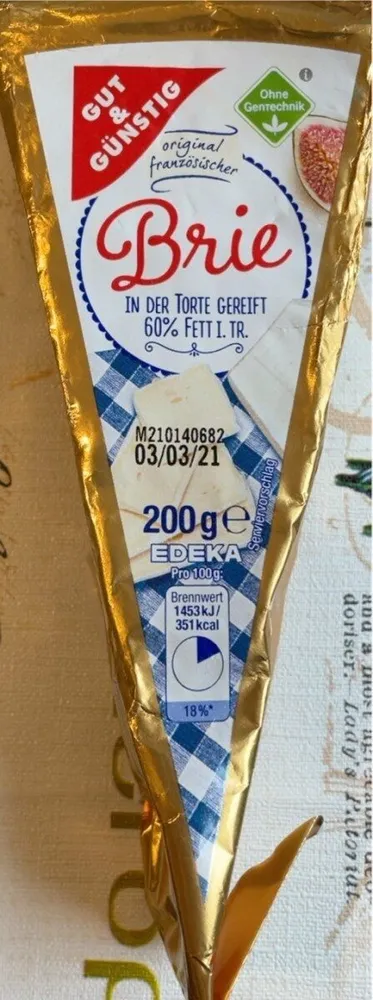 Französischer Brie 60% Fett