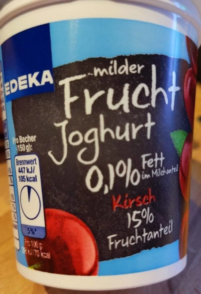 milder Frucht Joghurt Kirsch