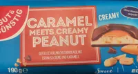 Caramel meets creamy Peanut, gefüllte Vollmilchschokolade mit Erdnusscreme und Karamell