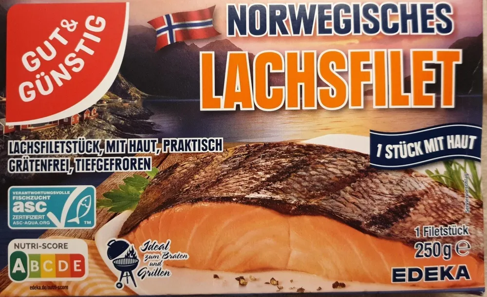 Norwegisches Lachsfilet