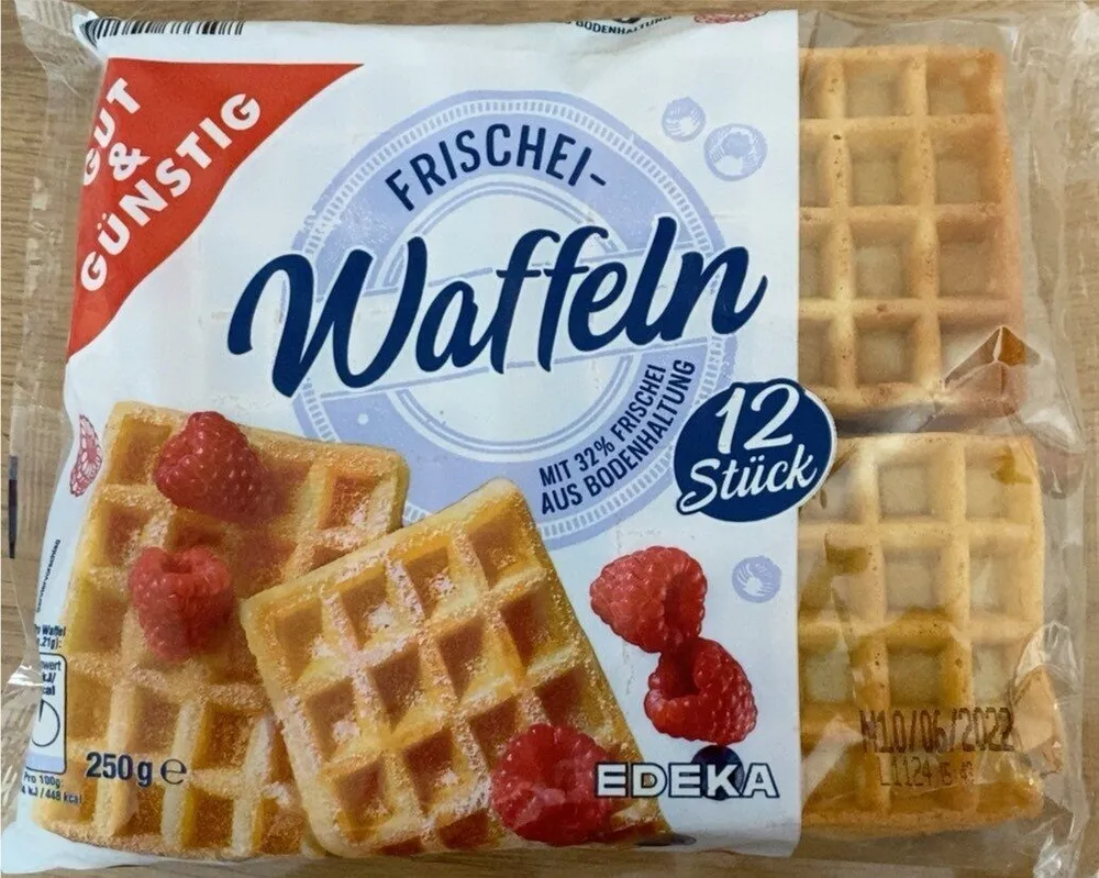 Frischeiwaffeln