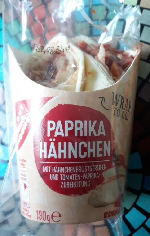 Wrap To Go Paprika Hähnchen