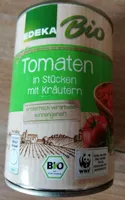 Gemüse: Tomaten in Stücken mit Kräutern
