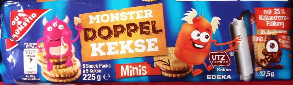 Monster Doppel Kekse Minis