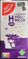 Laktosefreie H-Vollmilch