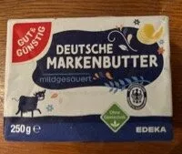 DEUTSCHE MARKENBUTTER mildgesäuert