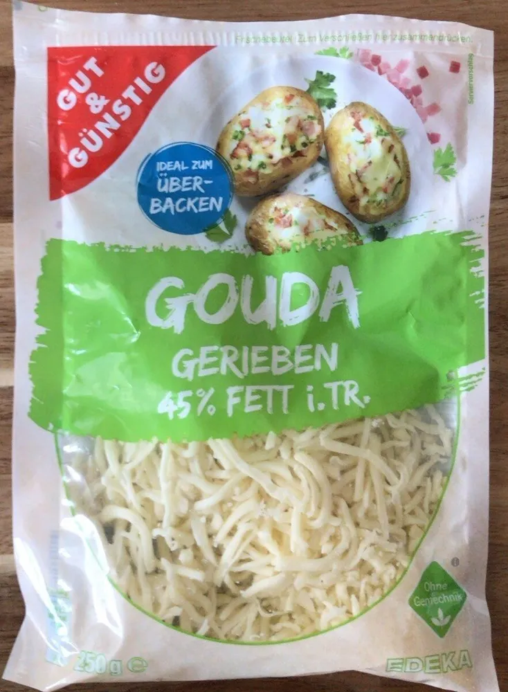 Käse-Gouda Gerieben 45%Fett i. TR.