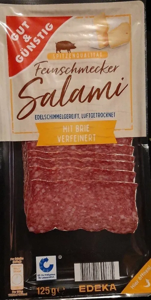 Feinschmecker Salami, mit Brie verfeinert