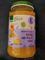 Kürbis mit Reis & Huhn (ab 8. Monat)