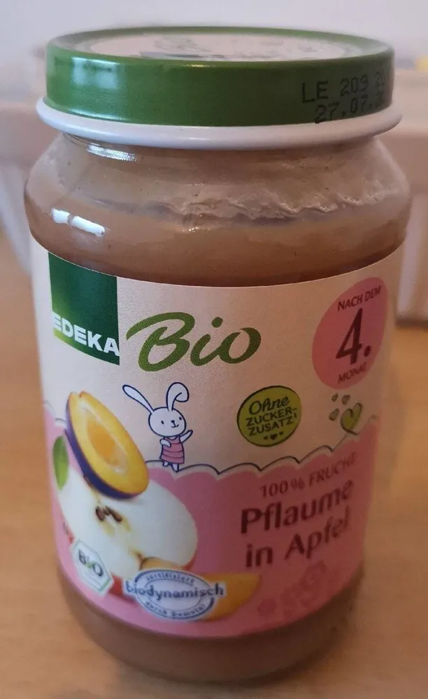 Edeka Bio Apfel- Pflaumenfruchtzubereitung