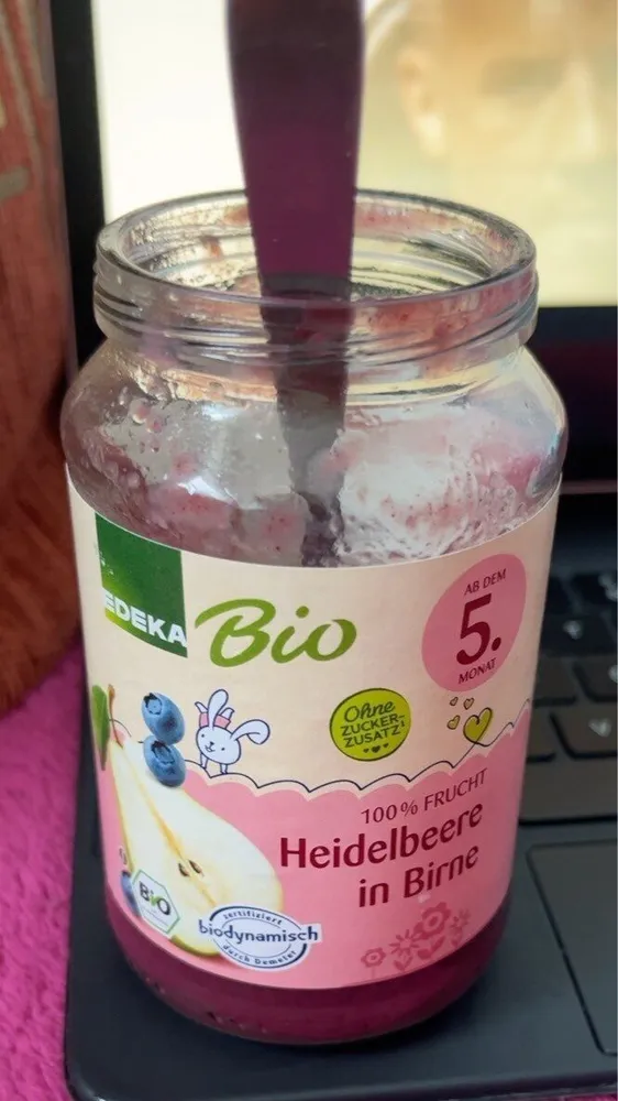 100% FRUCHT Heidelbeere in Birne