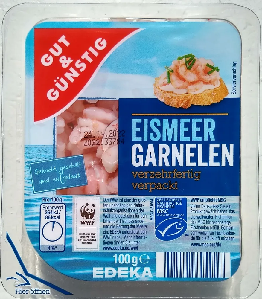 Eismeer Garnelen