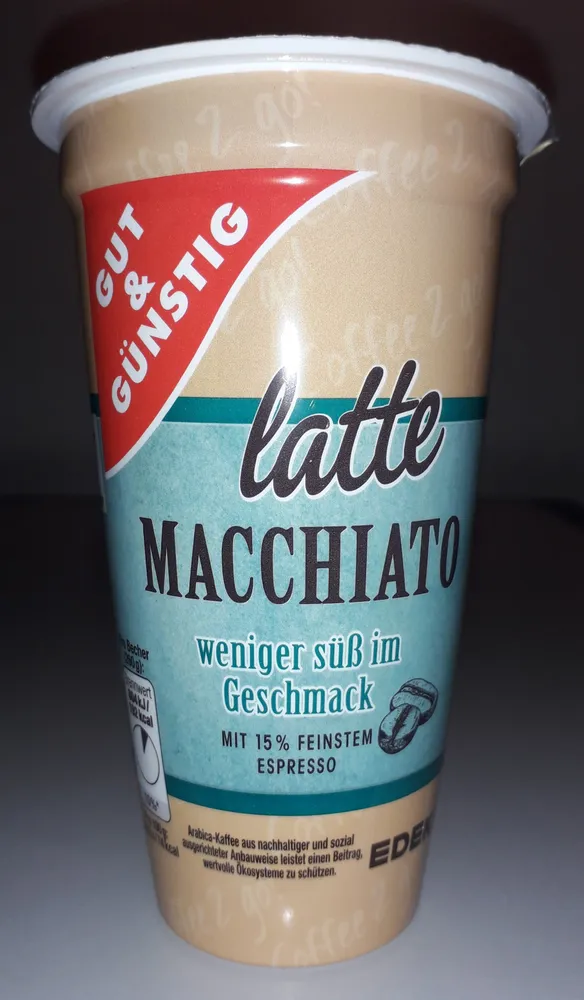 Latte Macchiato - weniger süß