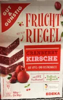 FRUCHTRIEGEL CRANBERRY KIRSCHE