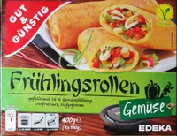 Frühlingsrollen + Gemüse
