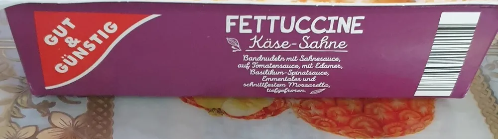 FETTUCCINE  Käse-Sahne