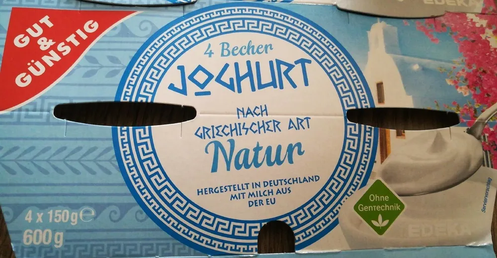 Joghurt nach griechischer Art Natur