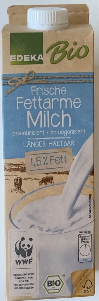 Bio frische fettarme Milch