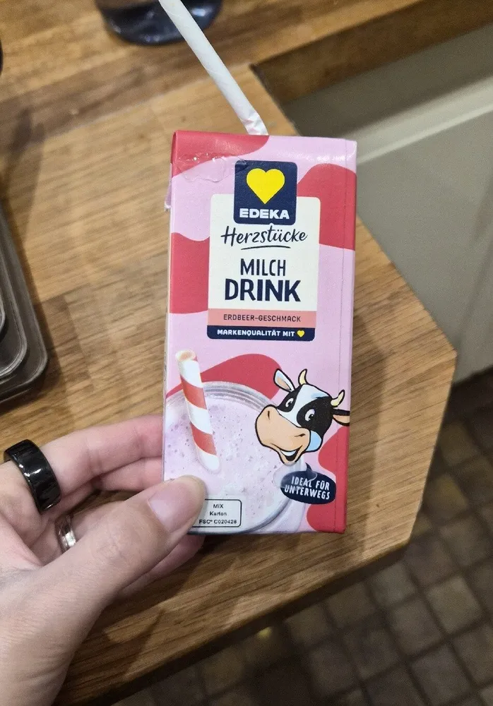 Milchdrink Erdbeere