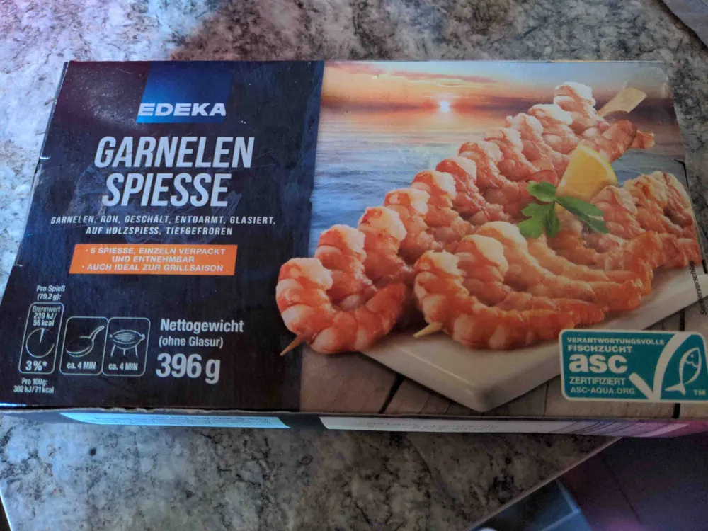 Garnelen Spiesse