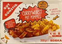 Currywurst mit Pommes
