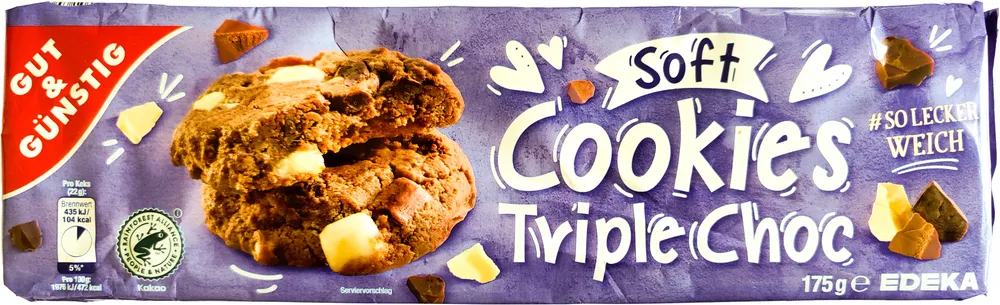 Soft Cookies Triple choc