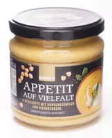 Gemüsesuppe mit Kokosmilch und Kichererbsen