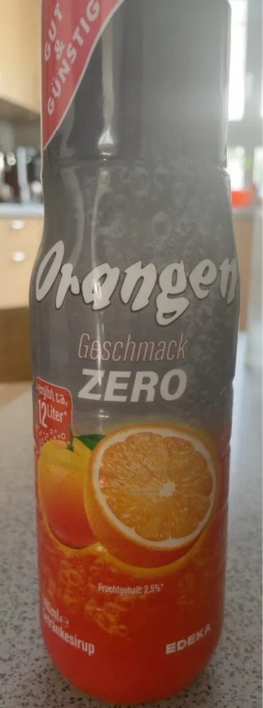 Getränkesirup Orangen Zero