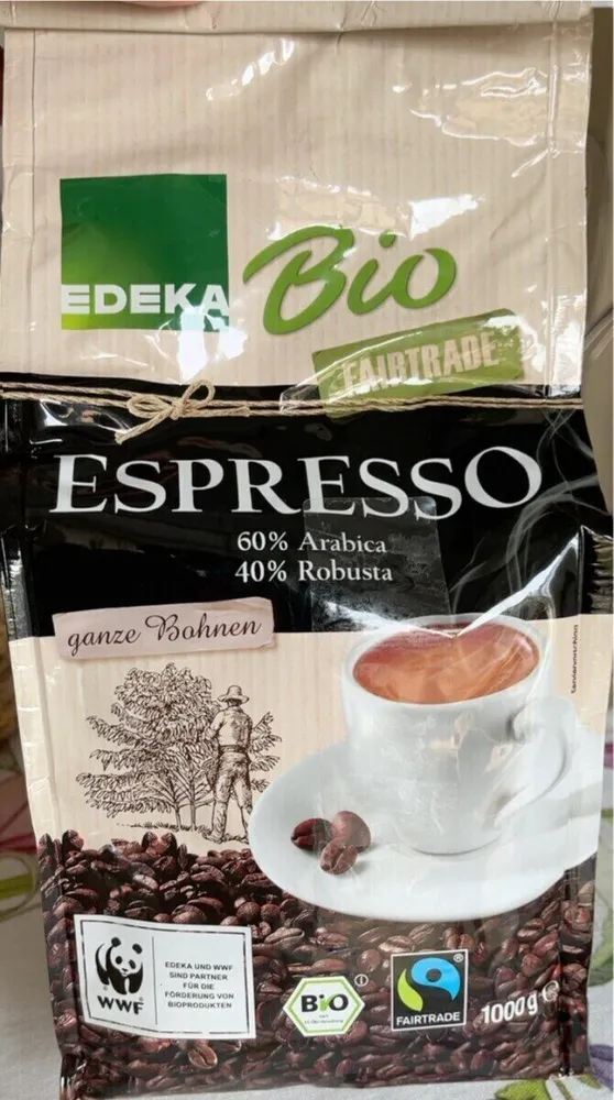 Espresso, 60% Arabica, 40% Robusta ganze Bohnen