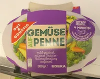 Gemüse auf Penne