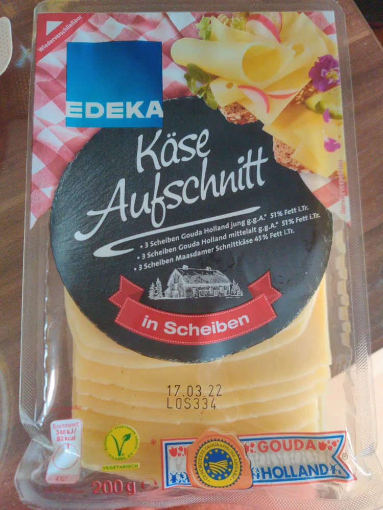 Käse Aufschnitt