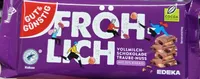 Vollmilchschokolade Traube-Nuss