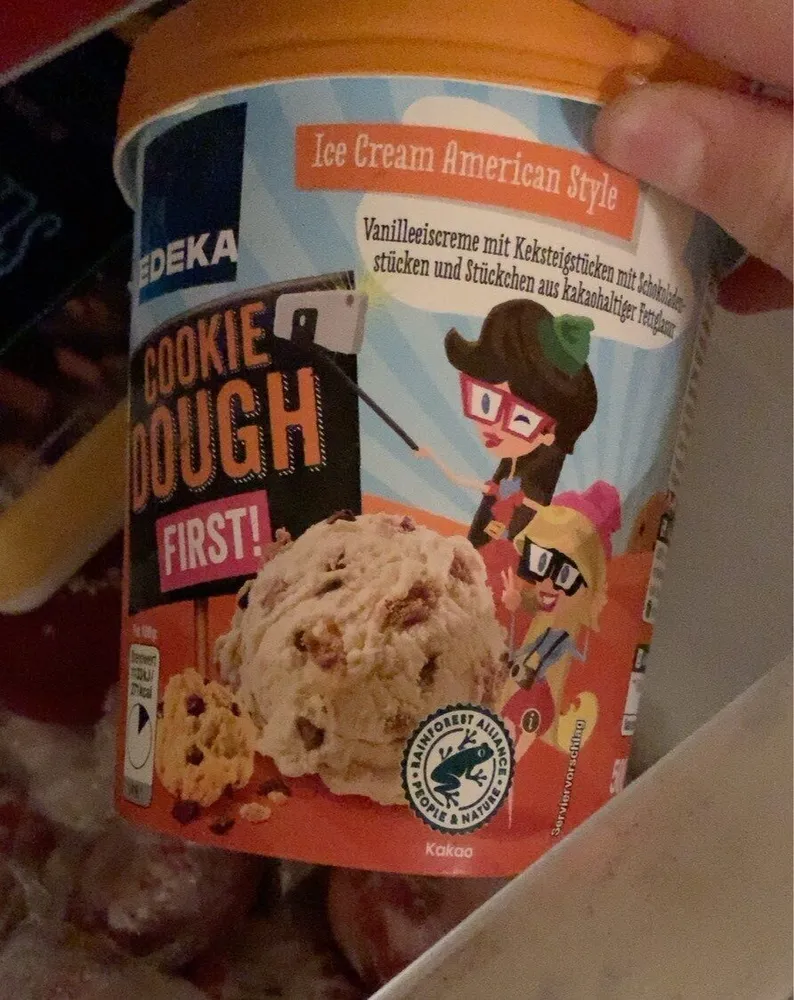 Cookie dough first!