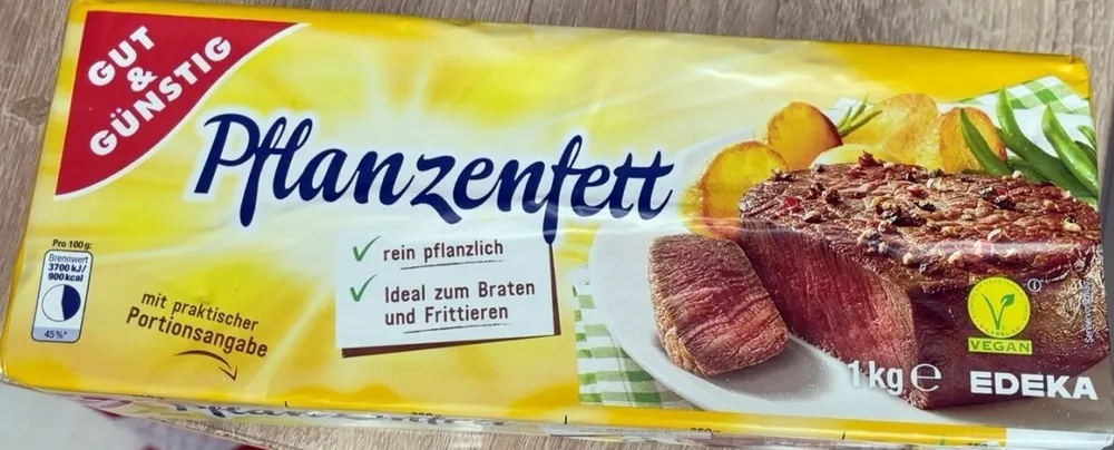 Pflanzenfett