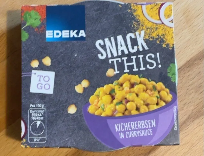 Snack This! Kichererbsen in Currysauce
