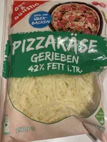 Pizzakäse gerieben