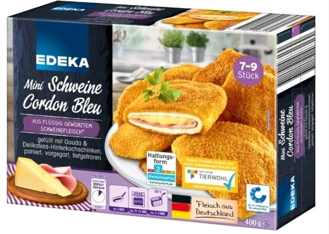 Mini Schweine Cordon Bleu