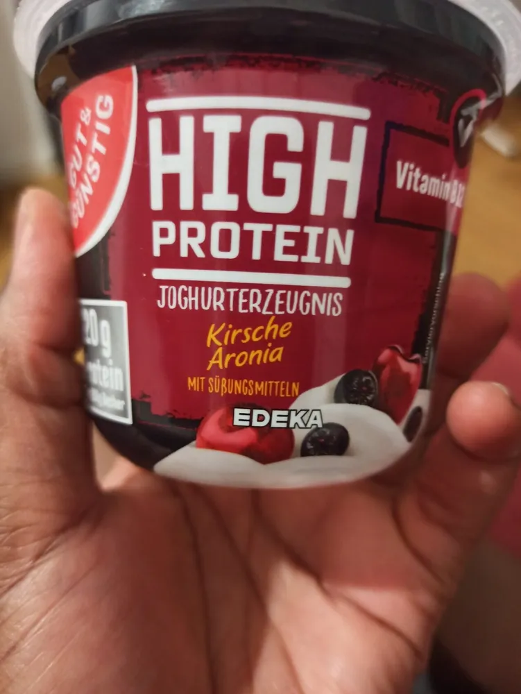 High Protein Joghurterzeugnis Kirsche Aronia