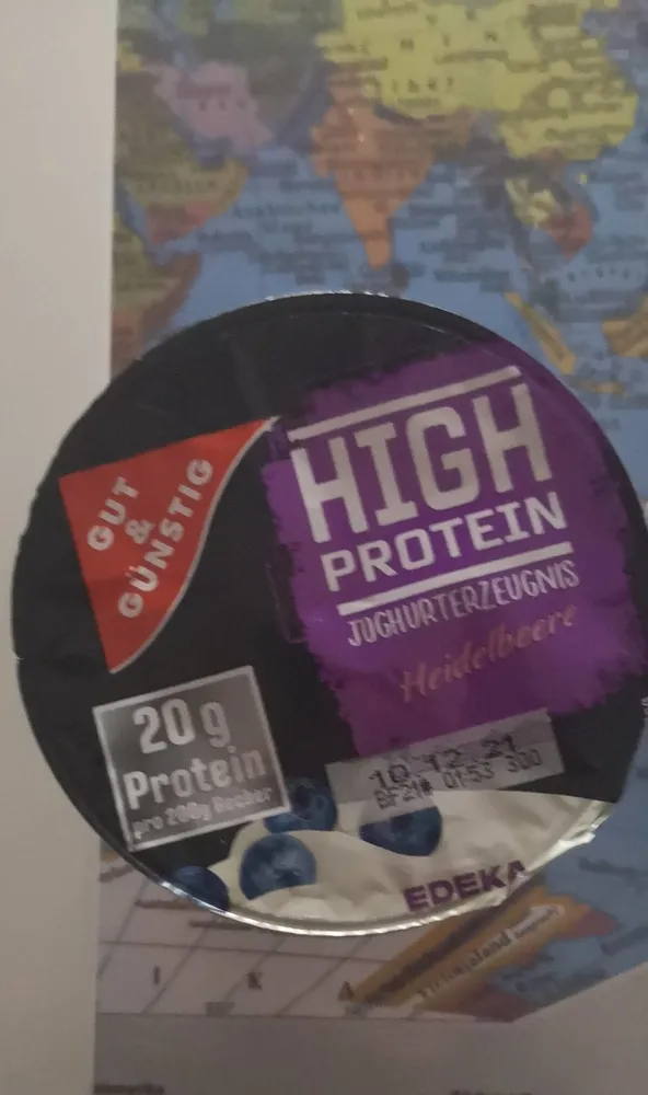 High Protein Joghurt Heidelbeere