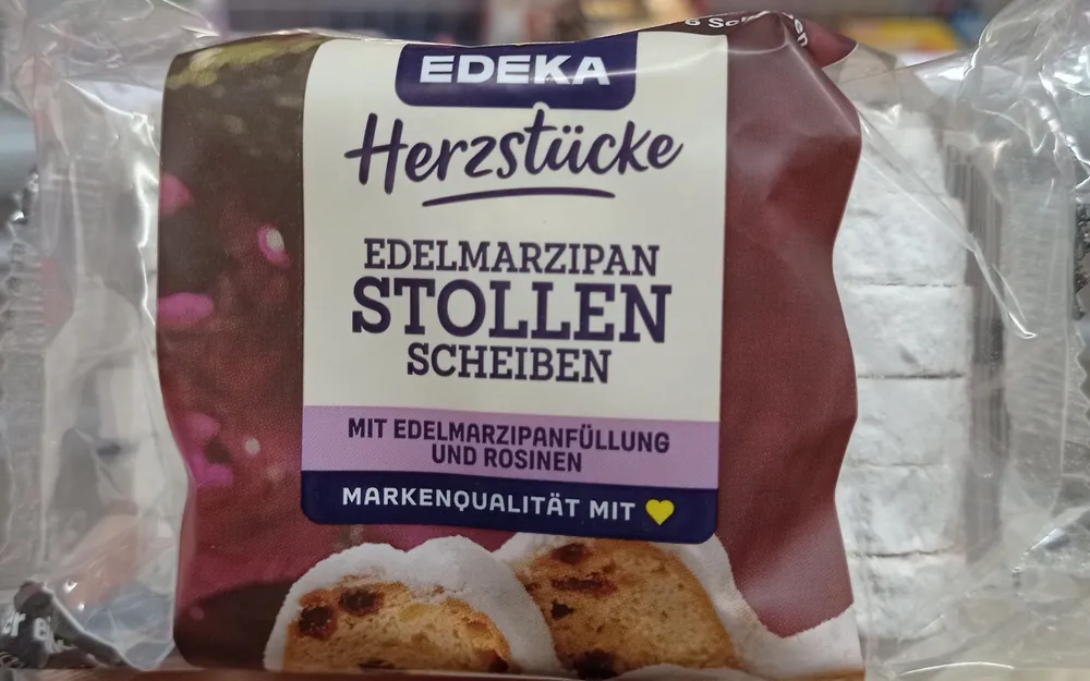 Edelmarzipan Stollen Scheiben