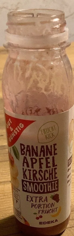 Banane Apfel Kirsche Smoothie