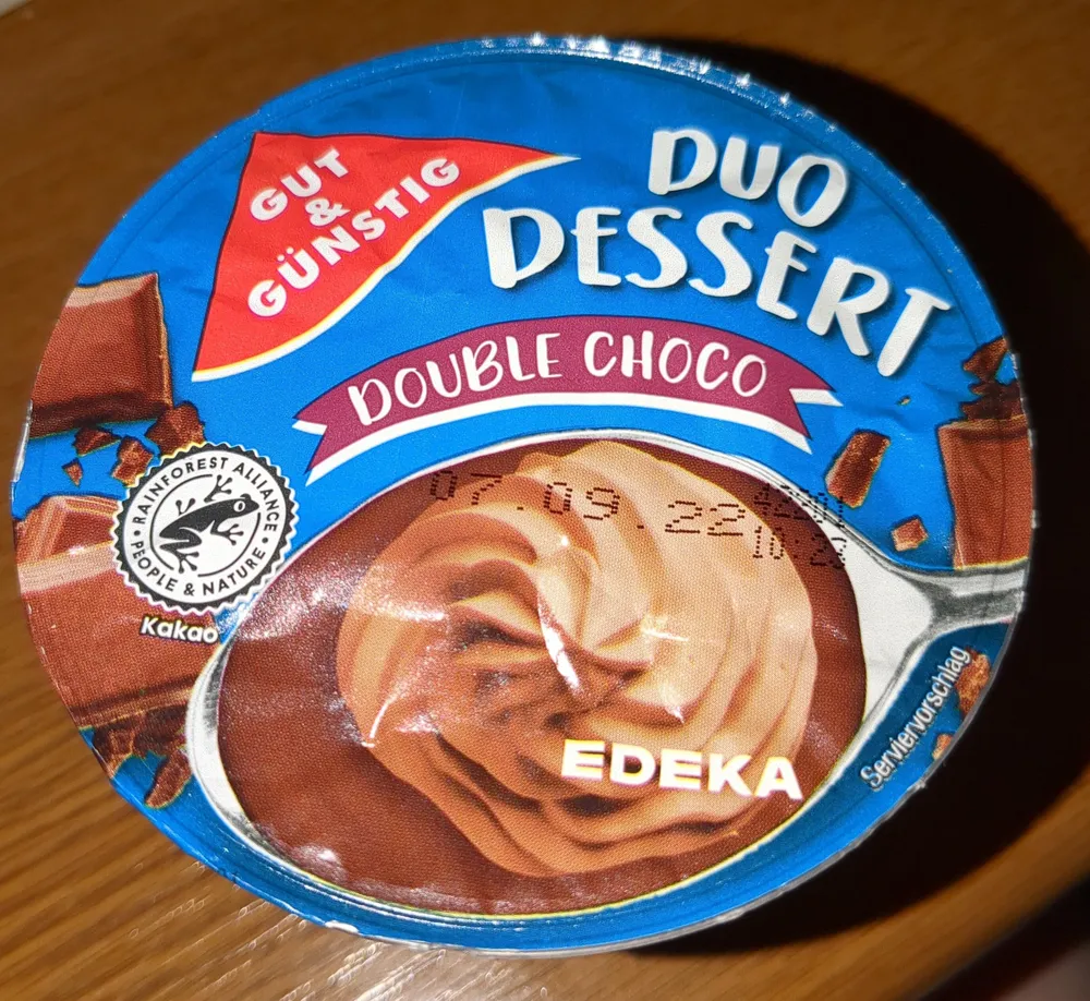 Duo Dessert Double Choco